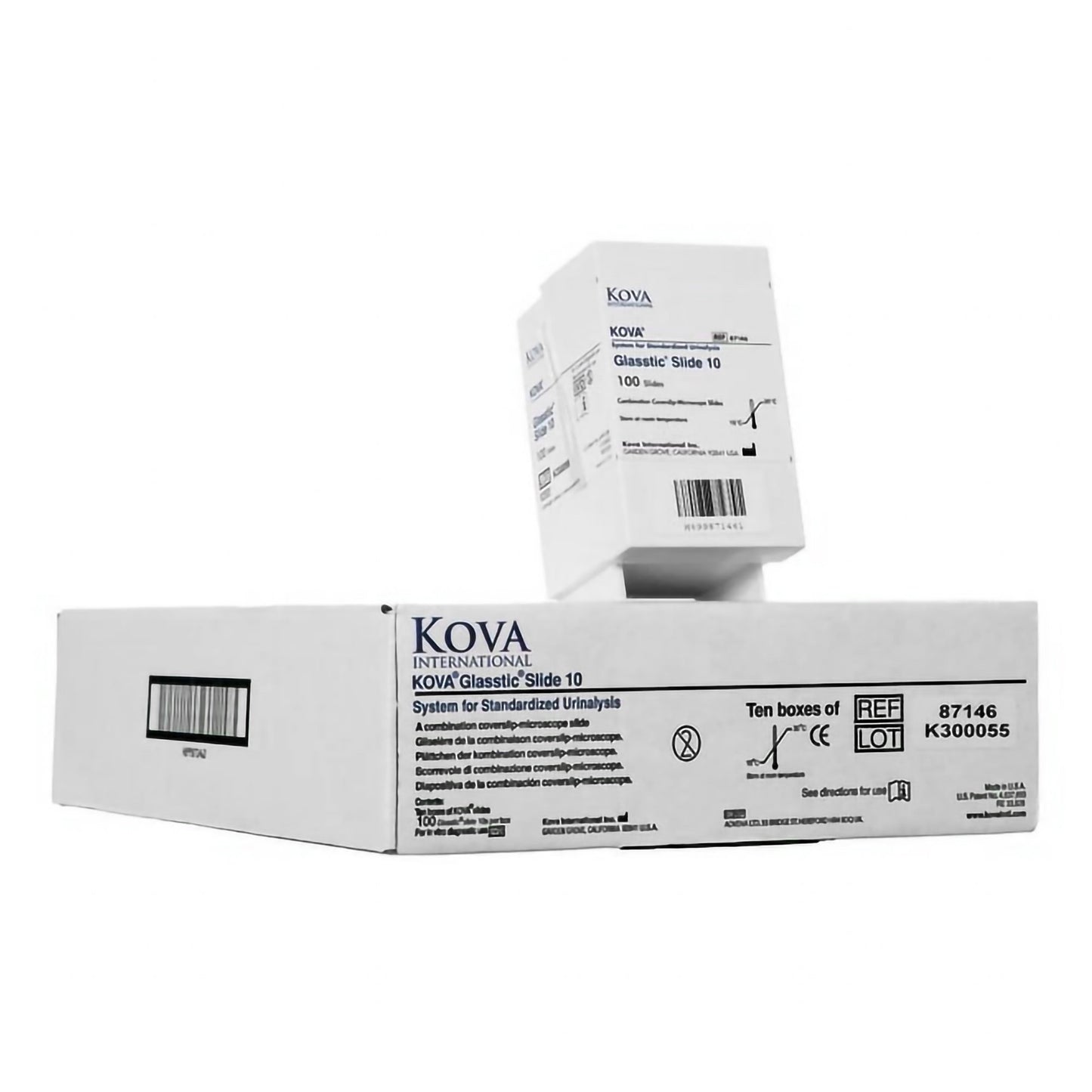 Urinalysis Microscope Slide KOVA Plastics Glasstic Plain - 87146