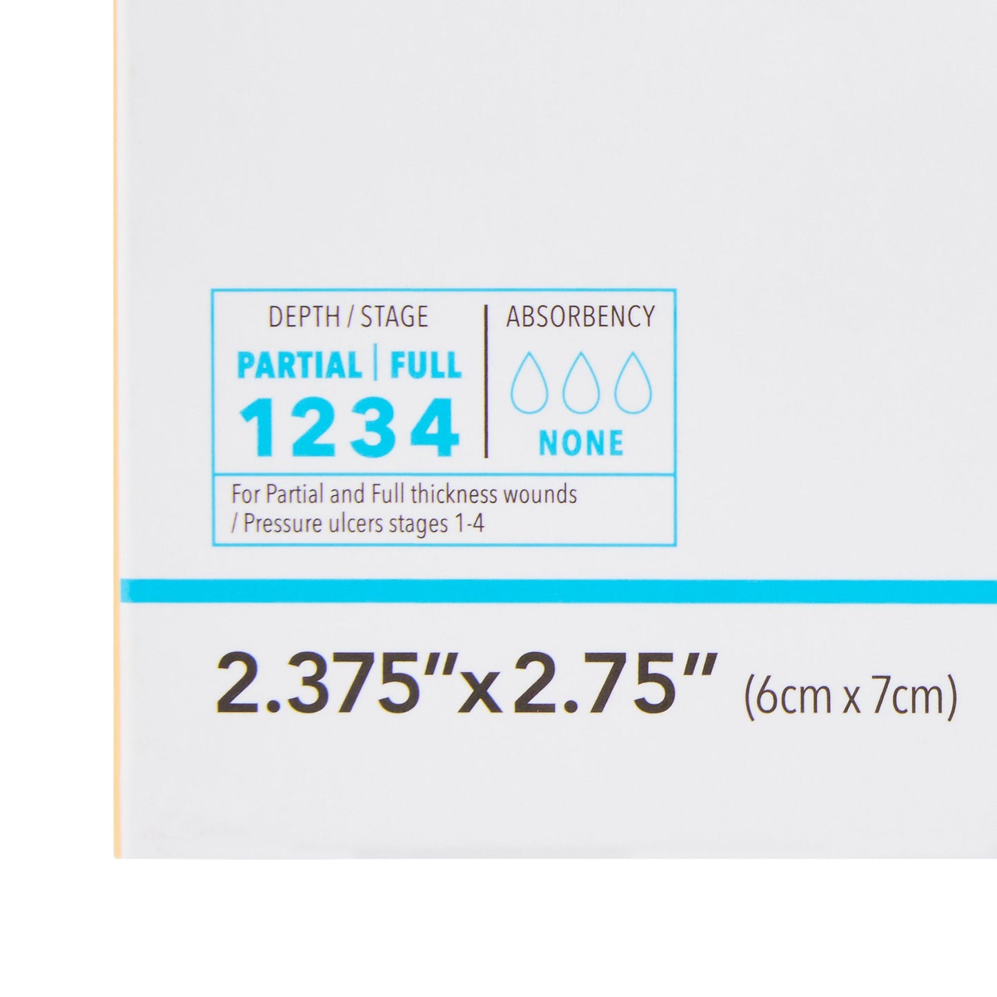 DermaView II™ Transparent Film Dressing, 6 x 7 Centimeter 00252E