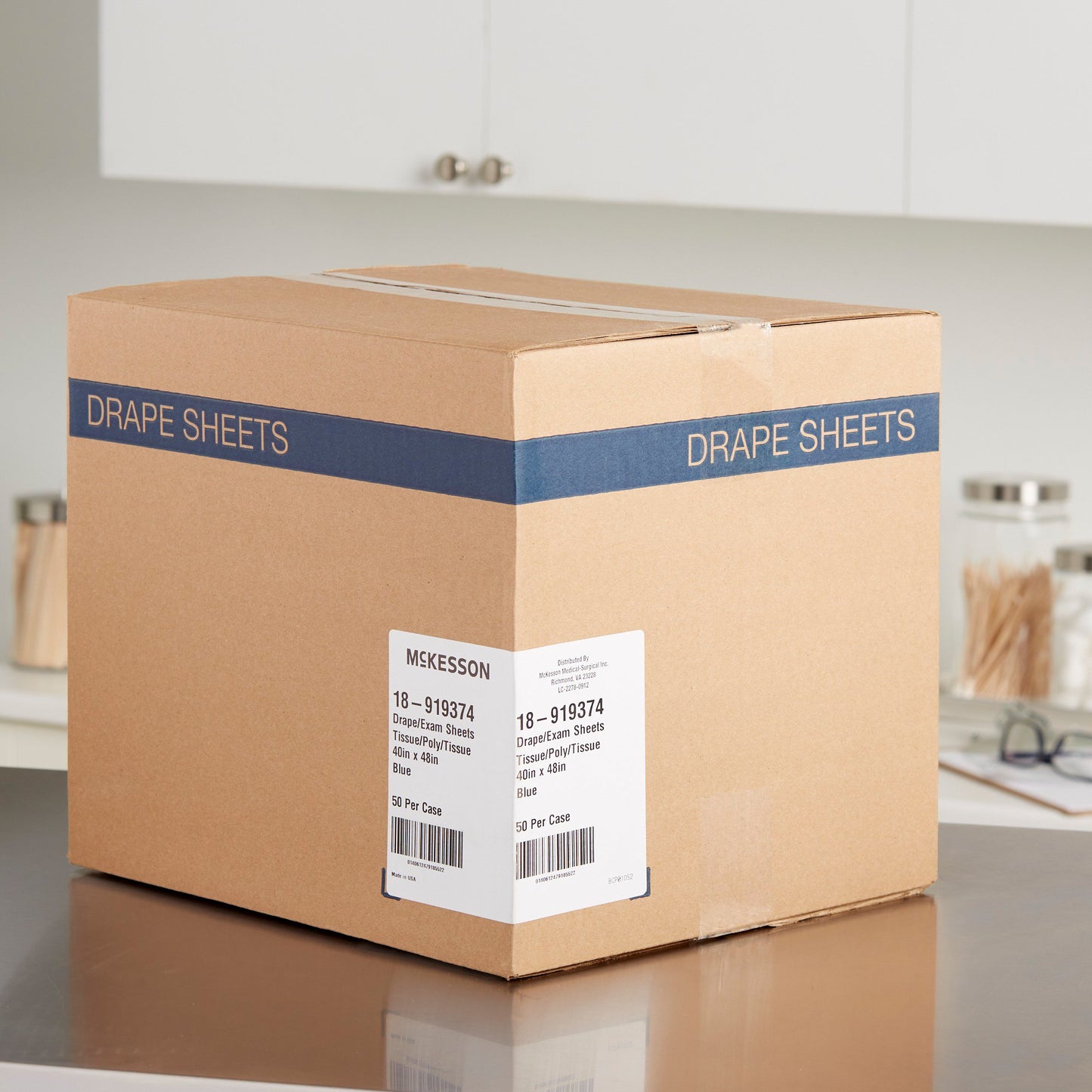 McKesson Sterile Drape Sheet, 40 x 48 Inch 18-919374