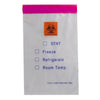 RD Plastics Company Color Coded Top Specimen Transport Bag with Document Pouch, 6 x 9 Inch Q610, Case of 1000