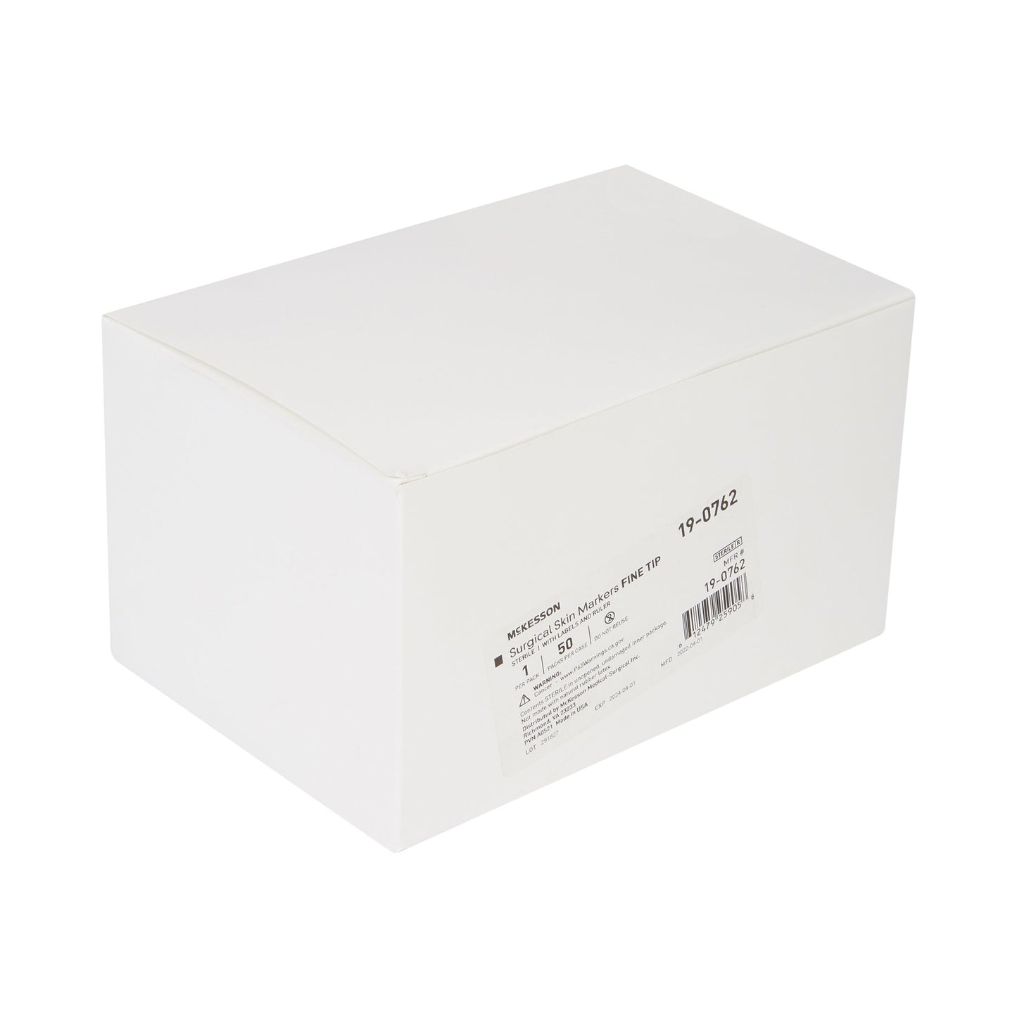 Skin Marker with Ruler and Labels McKesson Gentian Violet Ink Sterile Full Size Fine Tip 19-0762