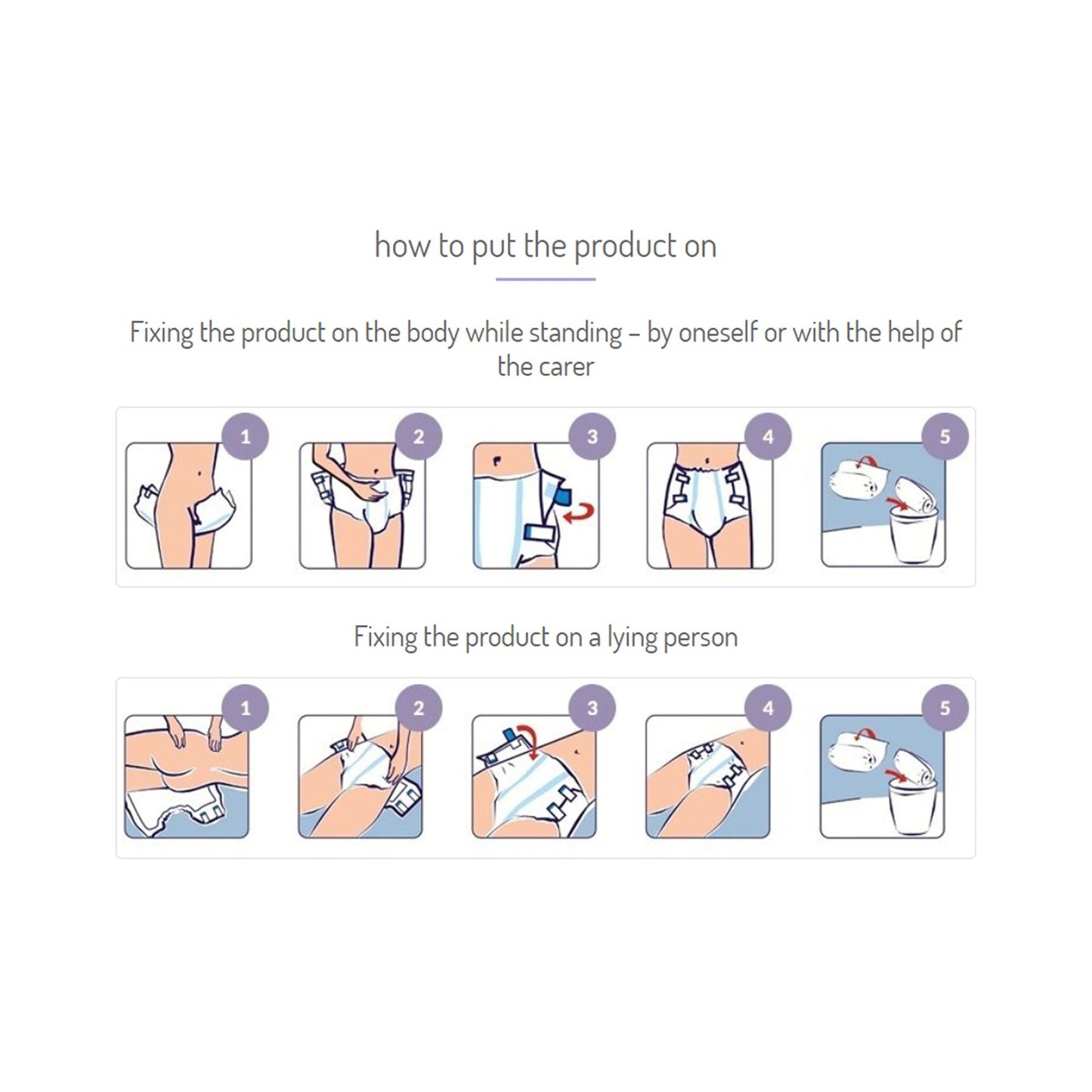 Seni® Super Quatro Severe Absorbency Incontinence Brief, Medium S-ME10-BQ1