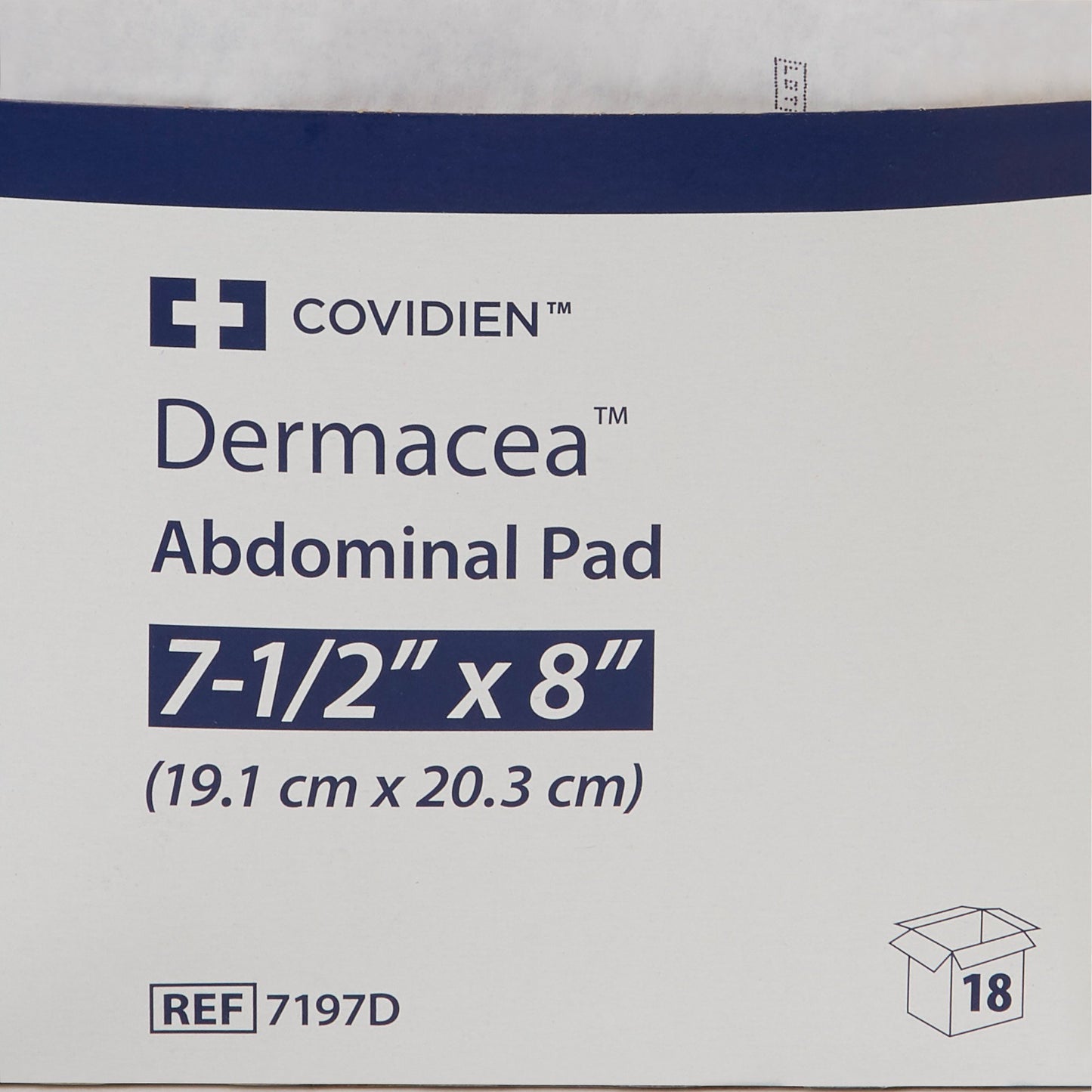 Dermacea™ Sterile Abdominal Pad, 7-1/2 x 8 Inch 7197D