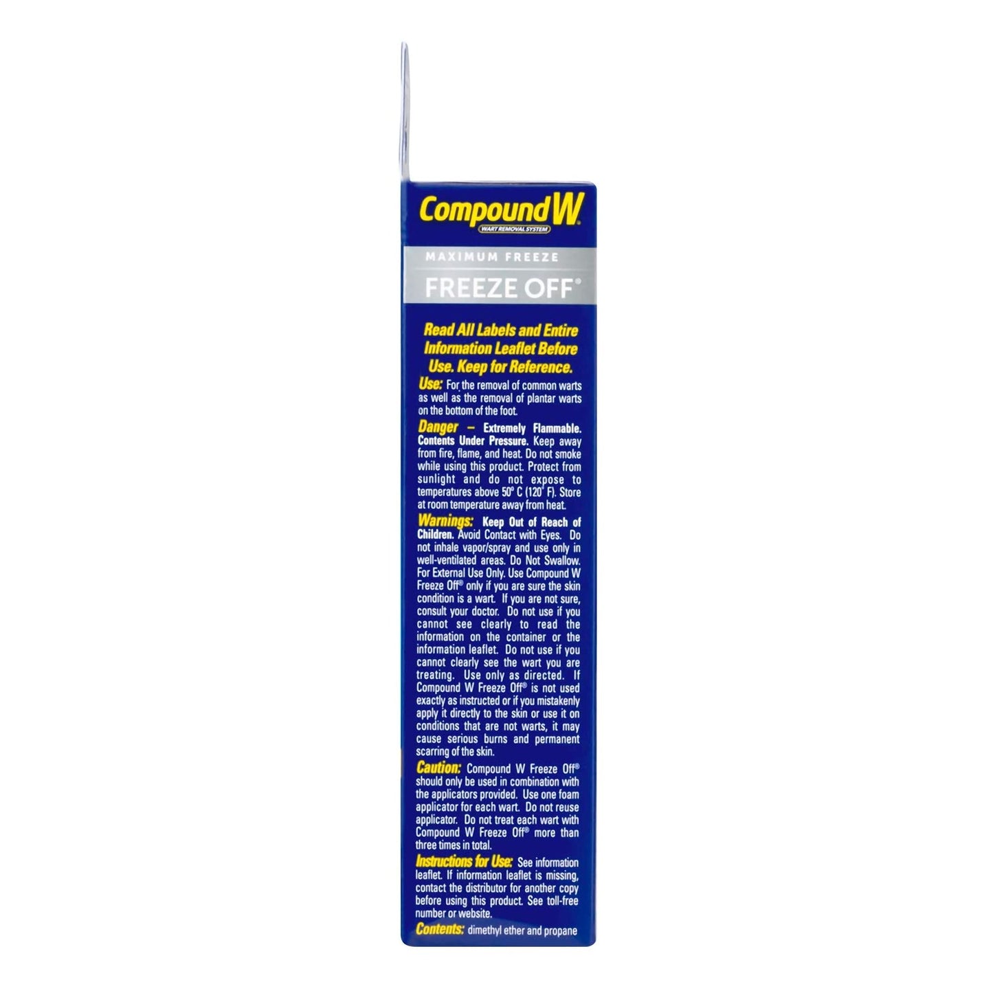 Compound W® Freeze Off® Dimethyl Ether / Propane Wart Remover 07513753005