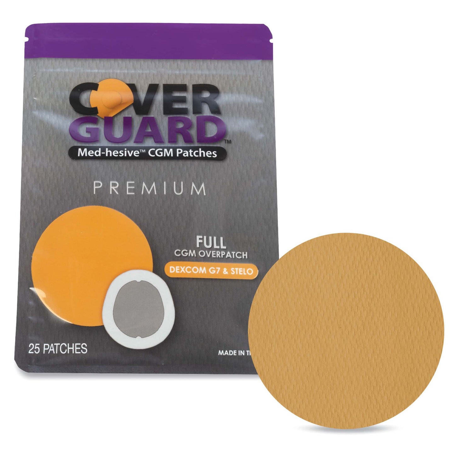 Sensor Overpatch CoverGuard Tan For Dexcom G7 Sensor 101-201T