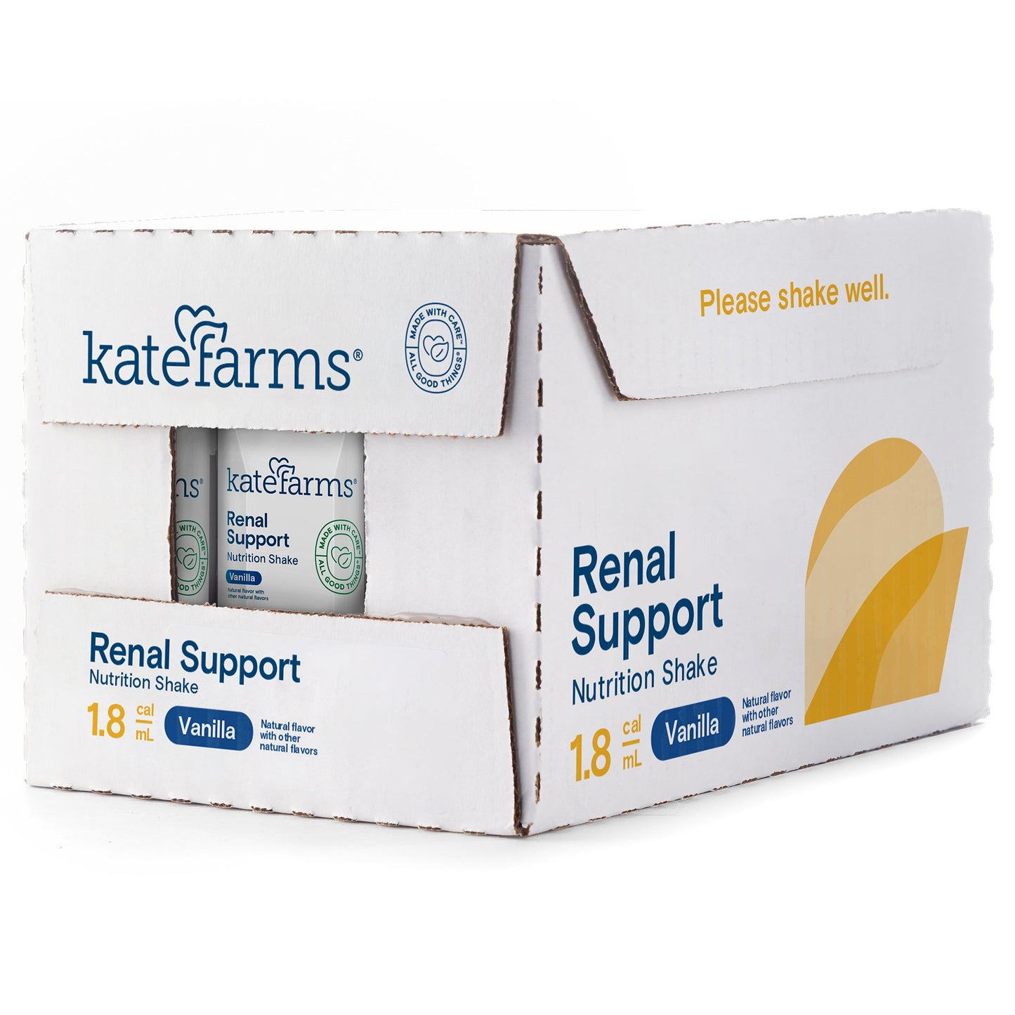 Kate Farms® Renal Support 1.8 Vanilla Nutrition Shake, 8.45-ounce carton 811112030652
