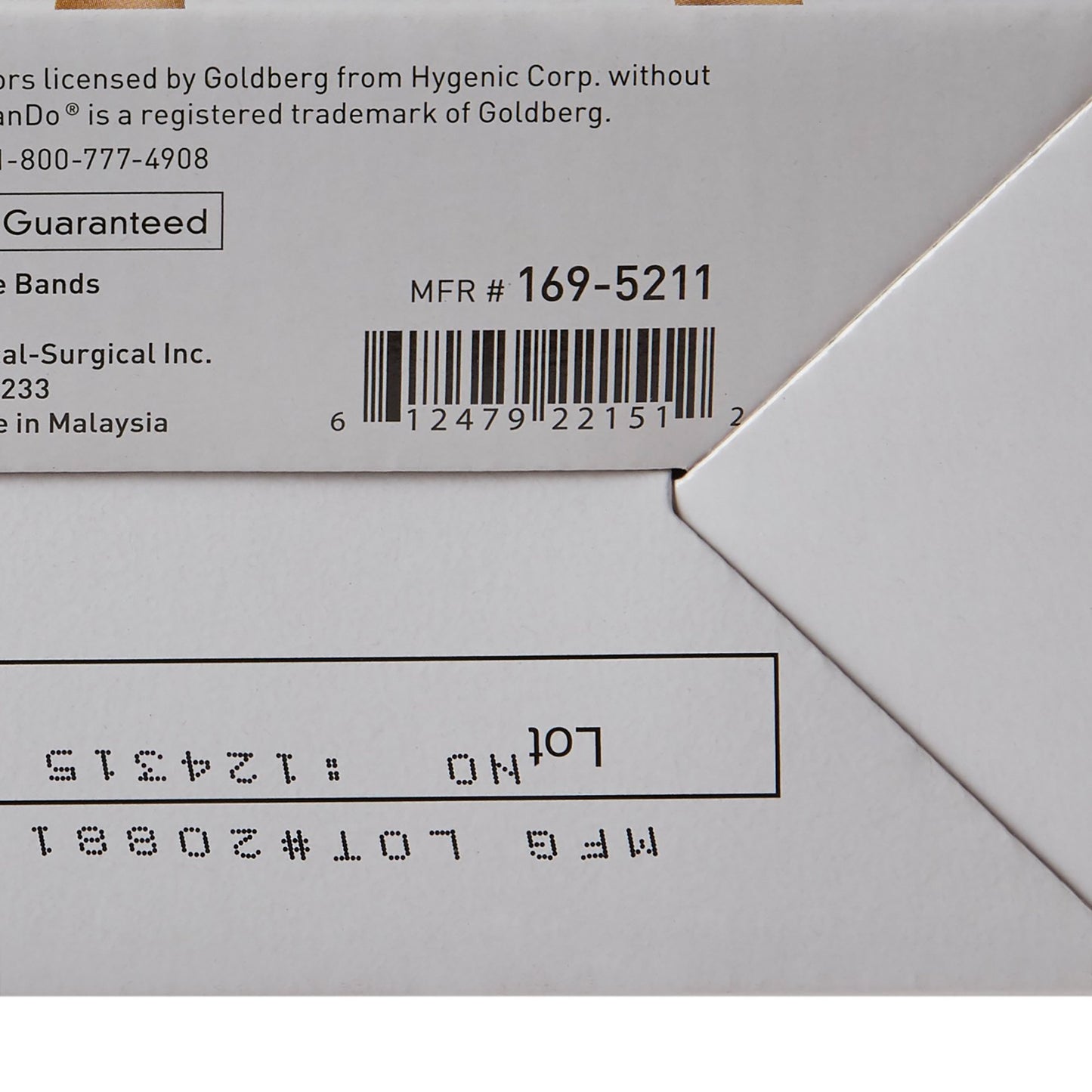 McKesson Exercise Resistance Band, Yellow, 5" x 6 Yard, Extra-Light Resistance 169-5211