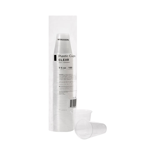 Drinking Cup McKesson 7 oz. Clear Polypropylene Disposable - 16-PDC7