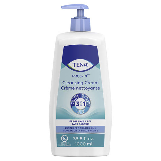 Rinse-Free Body Wash TENA® ProSkin™ Cream 33.8 oz. Pump Bottle Unscented - 64415