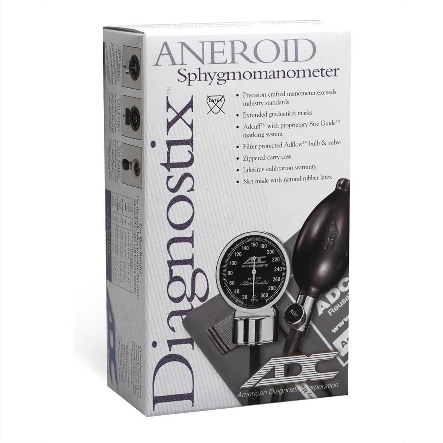 American Diagnostic Corp Diagnostic Sphygmomanometer With Cuff 720-12BXBD