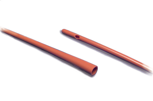 Urethral Catheter Dover™ Rob-Nel™ Round Tip Thermosensitive PVC 14 Fr. 16 Inch - 8888492041