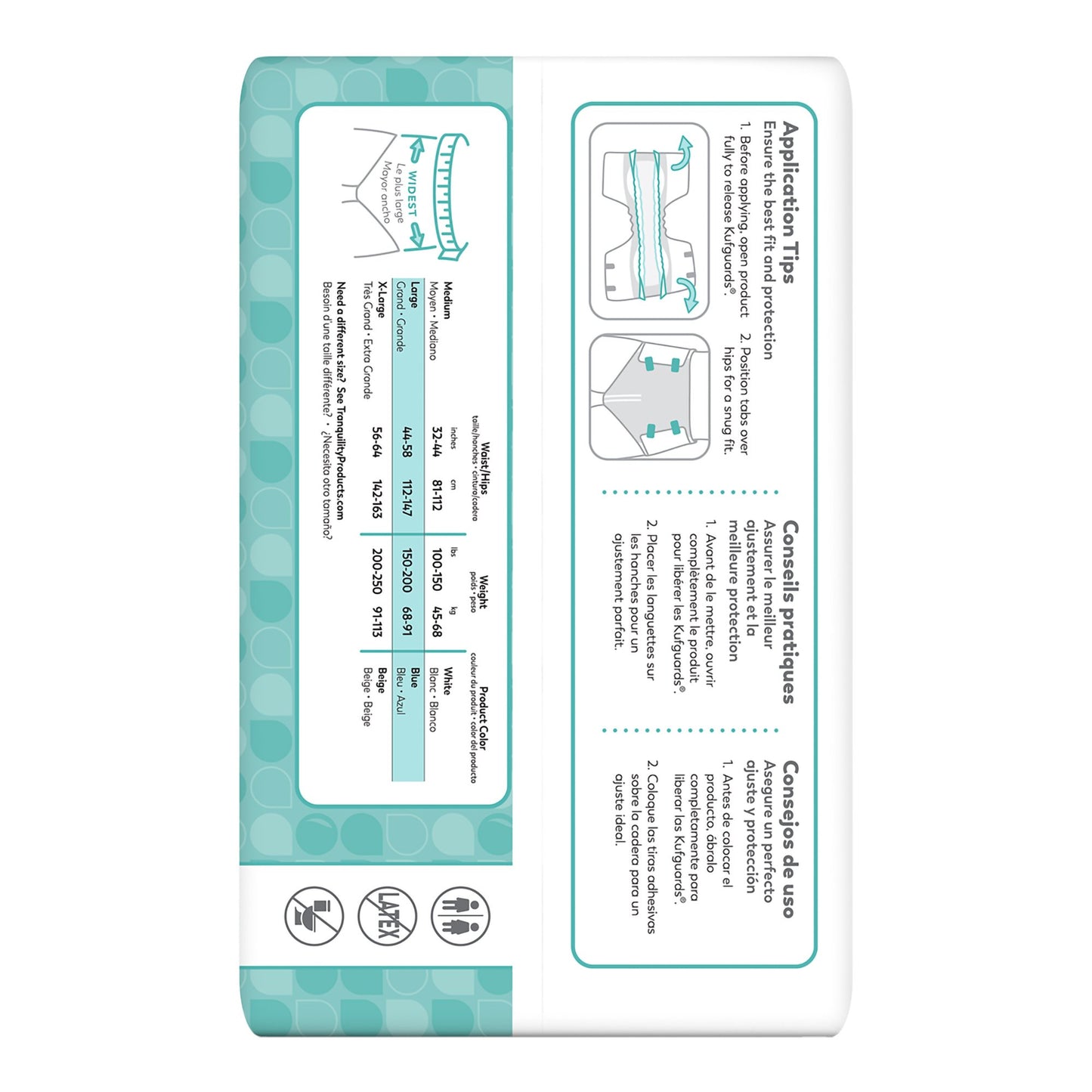 ComfortCare™ Incontinence Brief, Large 2966-100