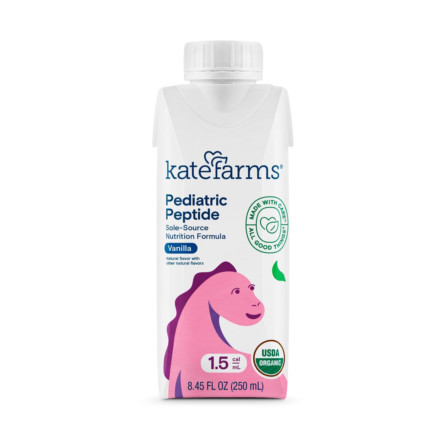 Kate Farms® Pediatric Peptide 1.5 Sole-Source Nutrition Formula, Vanilla 851823006201