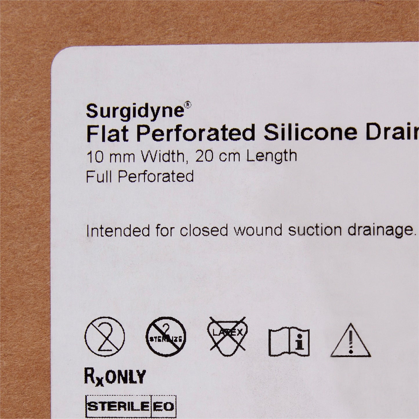 McKesson Wound Drain Tube, 10 Fr., 20-centimeter Length 360005