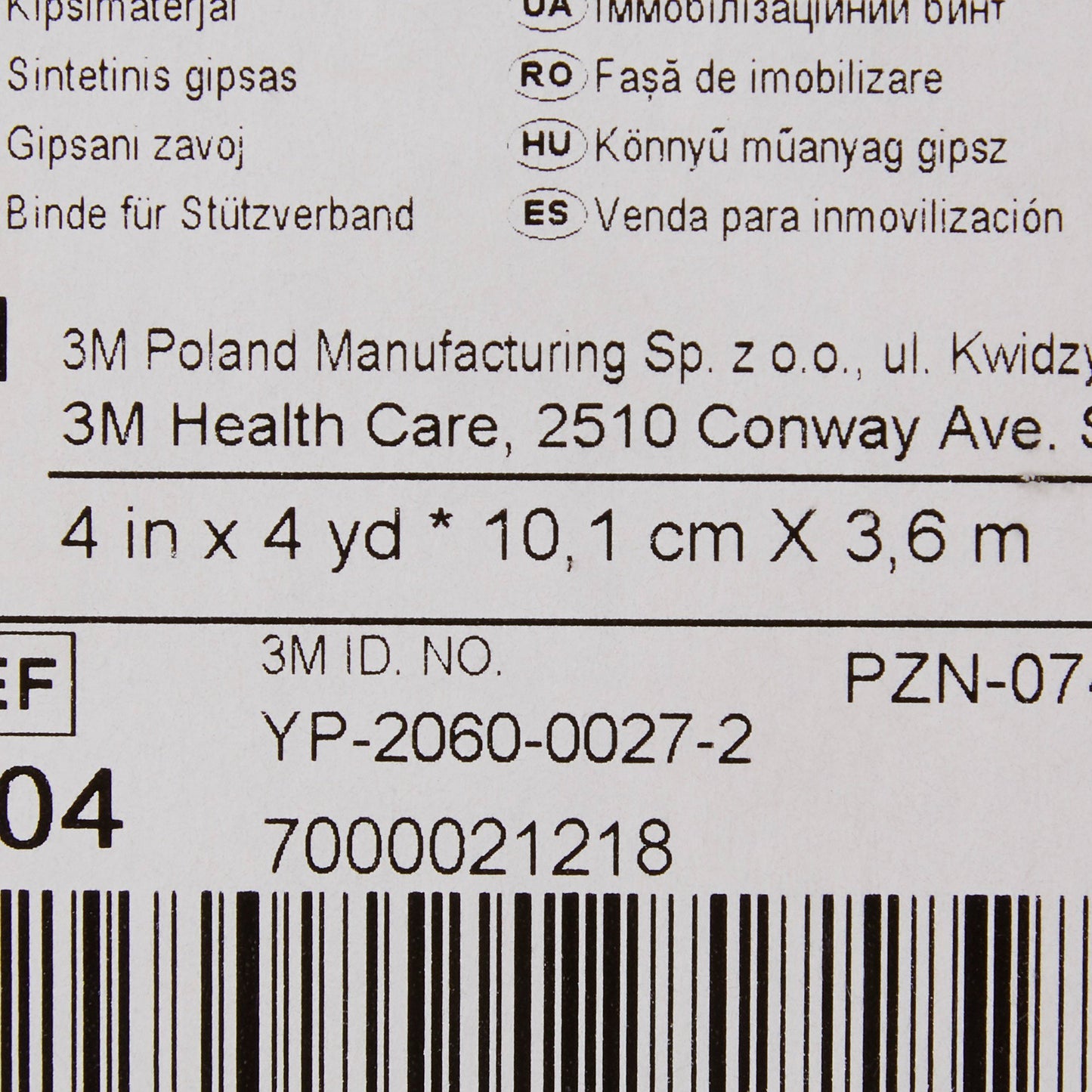 3M™ Scotchcast™ Plus White Cast Tape, 4 Inch x 4 Yard 82004