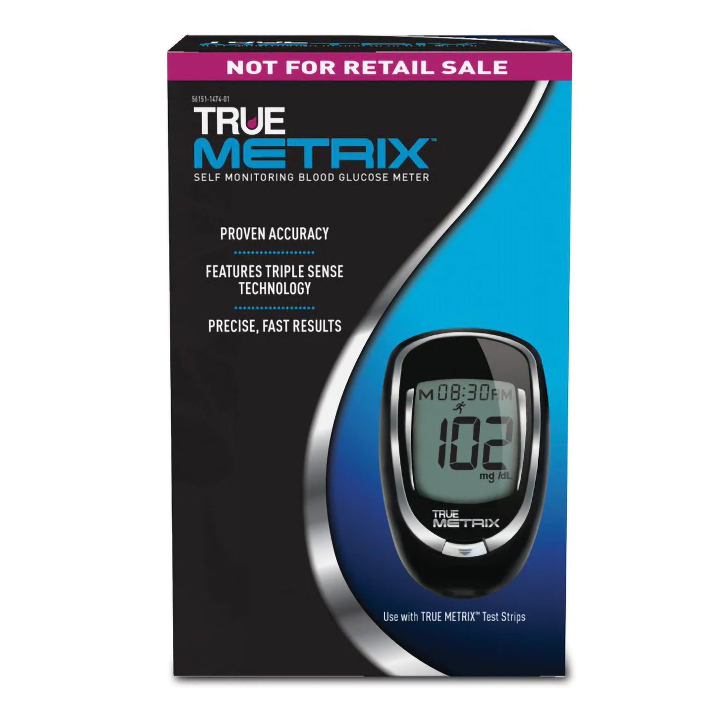 Nipro Diagnostics True Metrix Blood Glucose Meter RE4H01-43, 1 Each