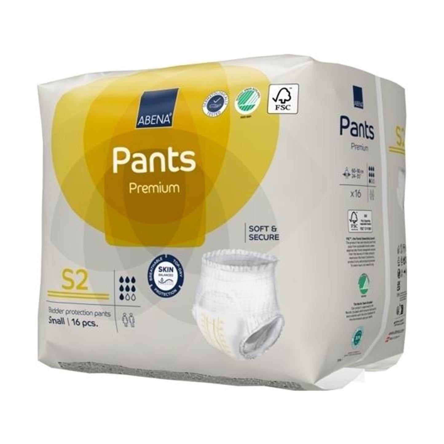 Abena® Premium Pants S2 Incontinence Brief, Small 1000021319