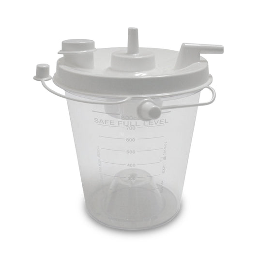 Suction Collection Bottle 800 mL Pour Lid - 178B