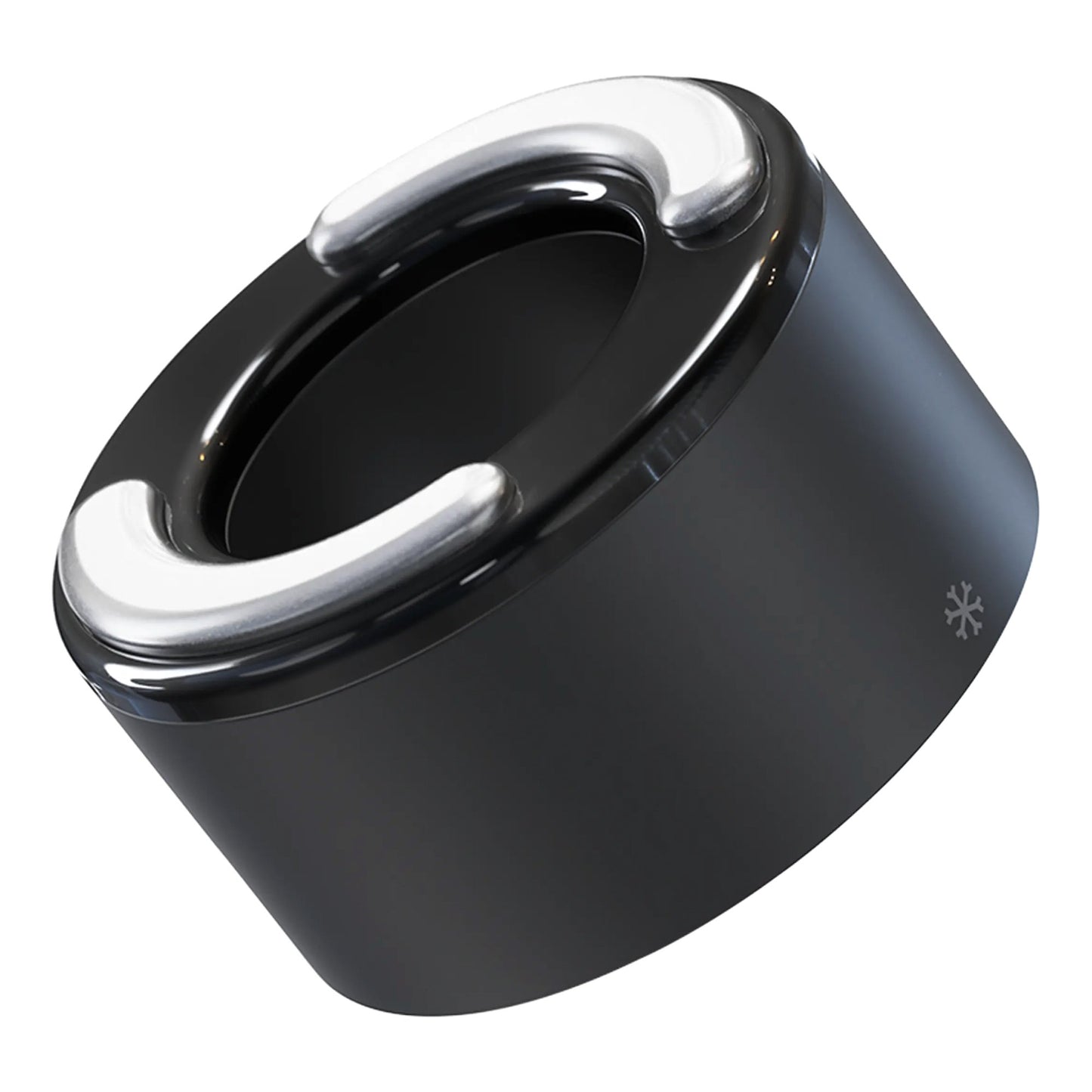 TheraFace Hot and Cold Rings Facial Massage, Black TF02228-01