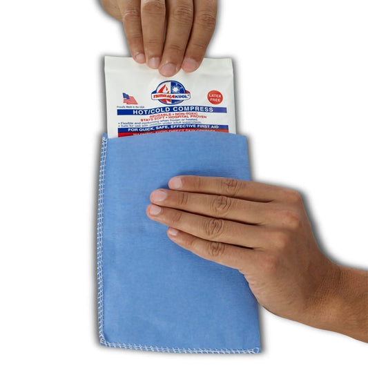 Blue Easy Sleeves™ for use with ThermaKool® Reusable Hot / Cold Pack CTK57