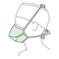 Halyard Duckbill Surgical Mask 37525