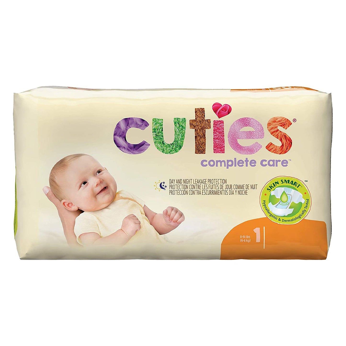 Cuties® Complete Care Diapers, Size 1 CDB001
