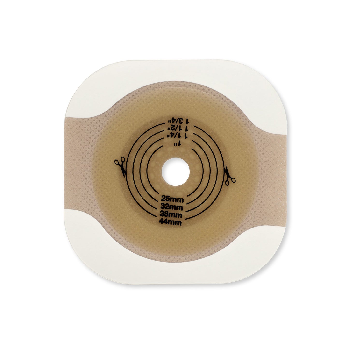 New Image™ Flat CeraPlus™ Ostomy Barrier with Tape Borders, 57 mm Flange, 35 mm 112017