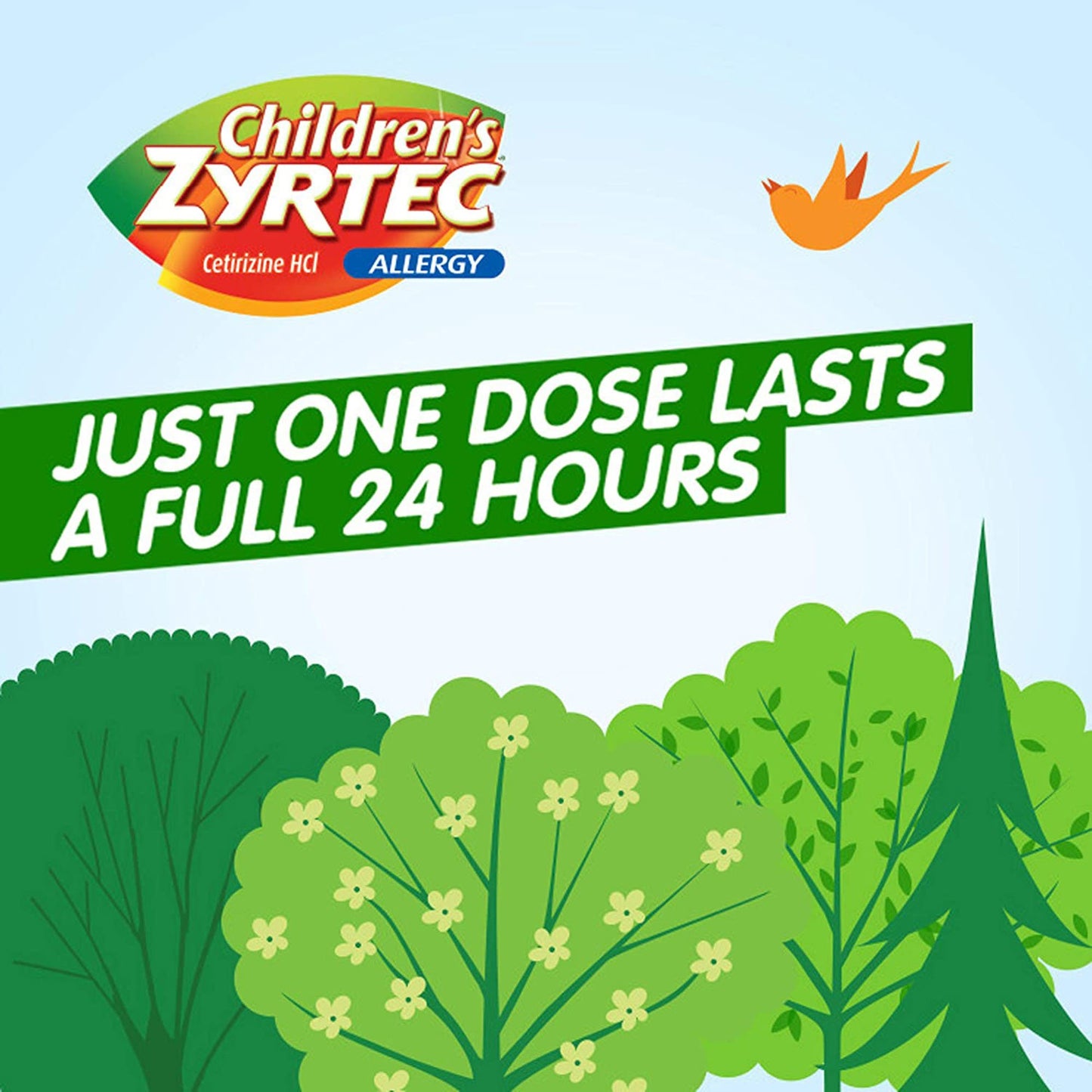 Children's Zyrtec Cetirizine Allergy Relief 50580072105