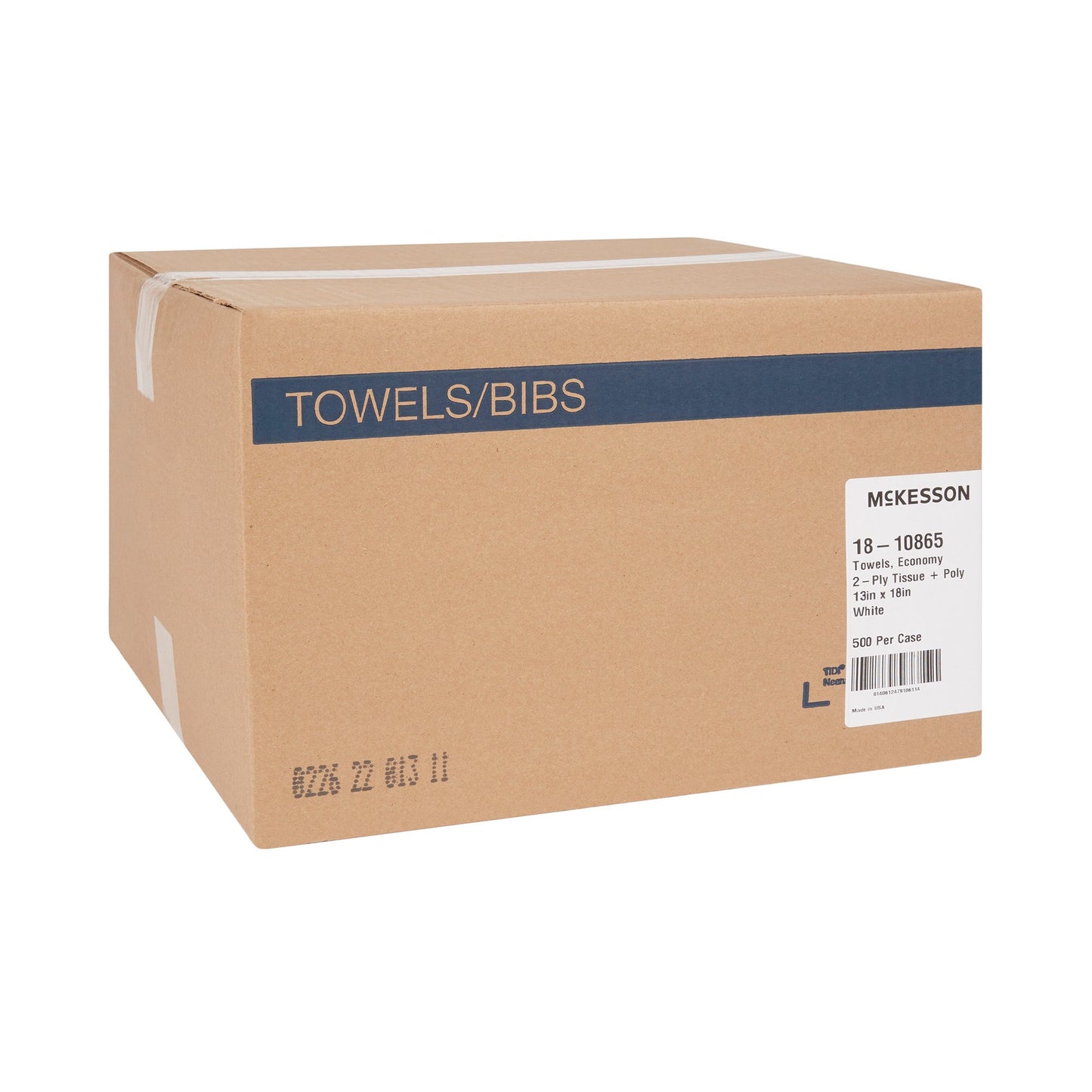 McKesson Nonsterile White Procedure Towel, 13 x 18 Inch 18-10865