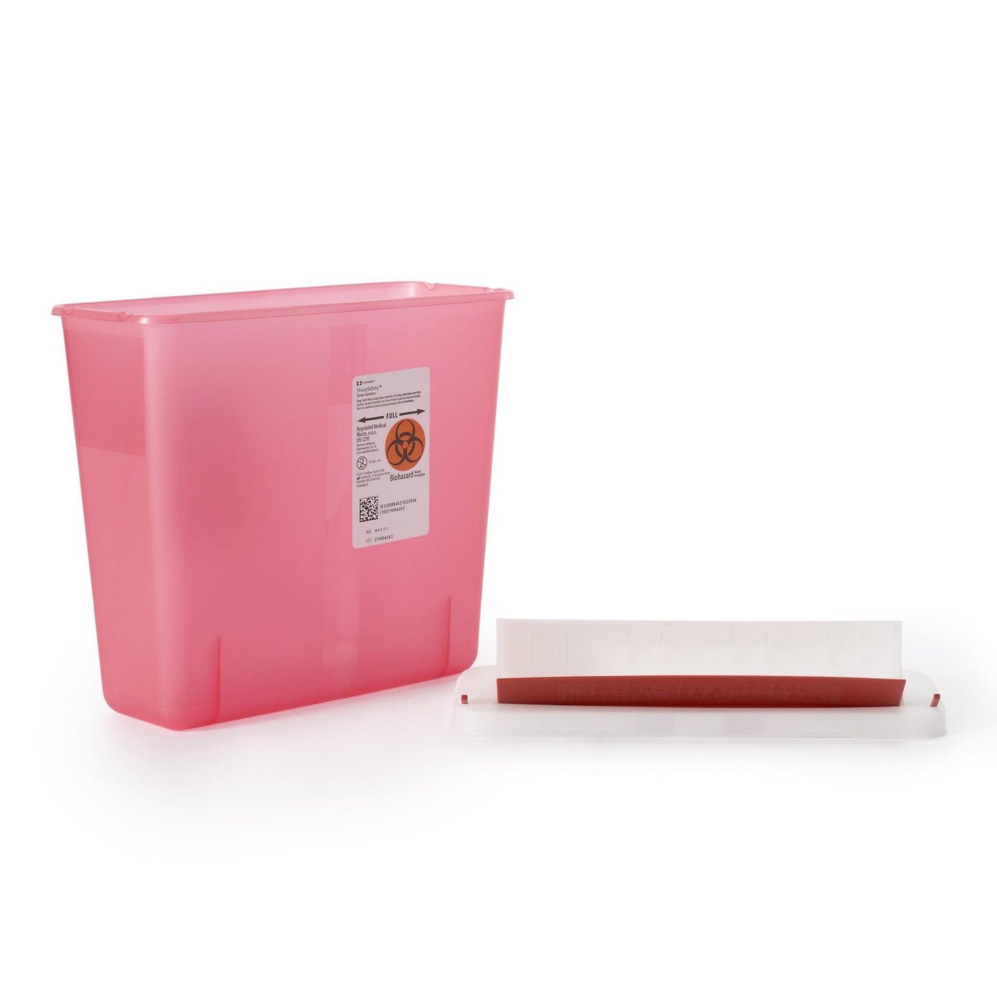In-Room™ Multi-purpose Sharps Container, 1-1/4 Gallon, 11 x 10¾ x 4¾ Inch 85131