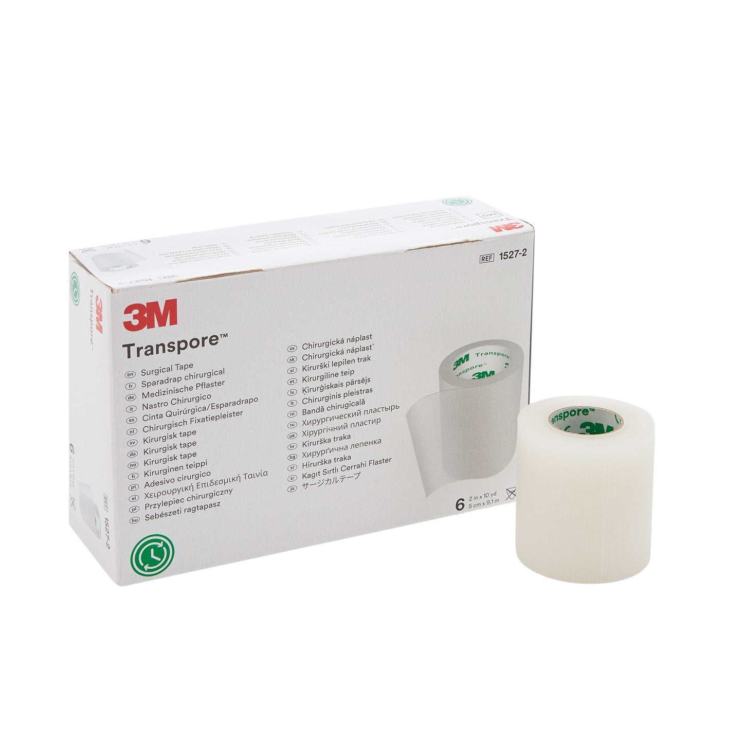 3M™ Transpore™ Plastic Medical Tape, 2 Inch x 10 Yard, Transparent 1527-2