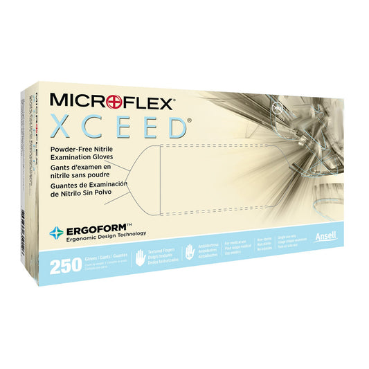 Microflex® Xceed™ Nitrile Gloves, Small, Blue XC-310-S