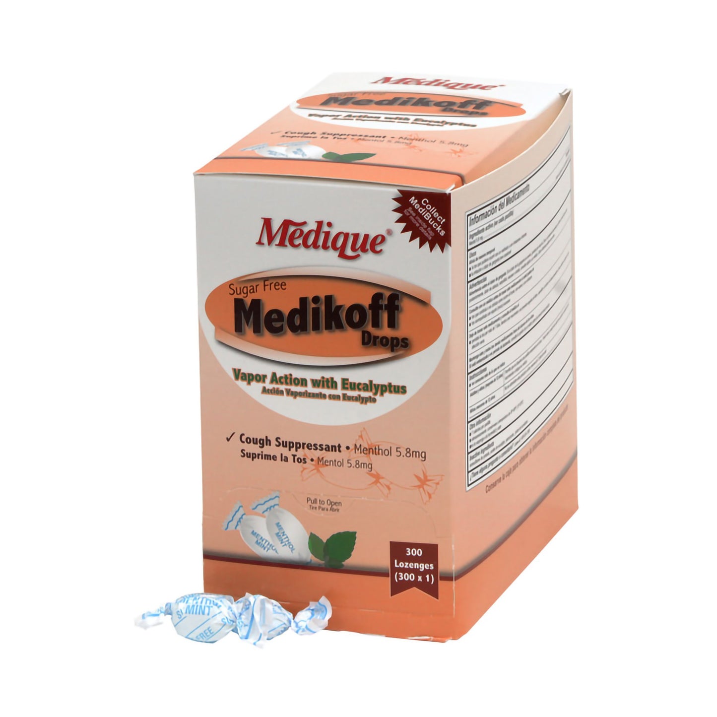 Medique Products Medikoff Menthol Cold and Cough Relief 10903, Case of 12