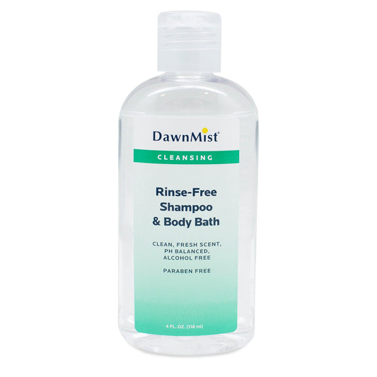 Rinse-Free Shampoo and Body Wash DawnMist® 4 oz. Flip Top Bottle Scented - NRB4586