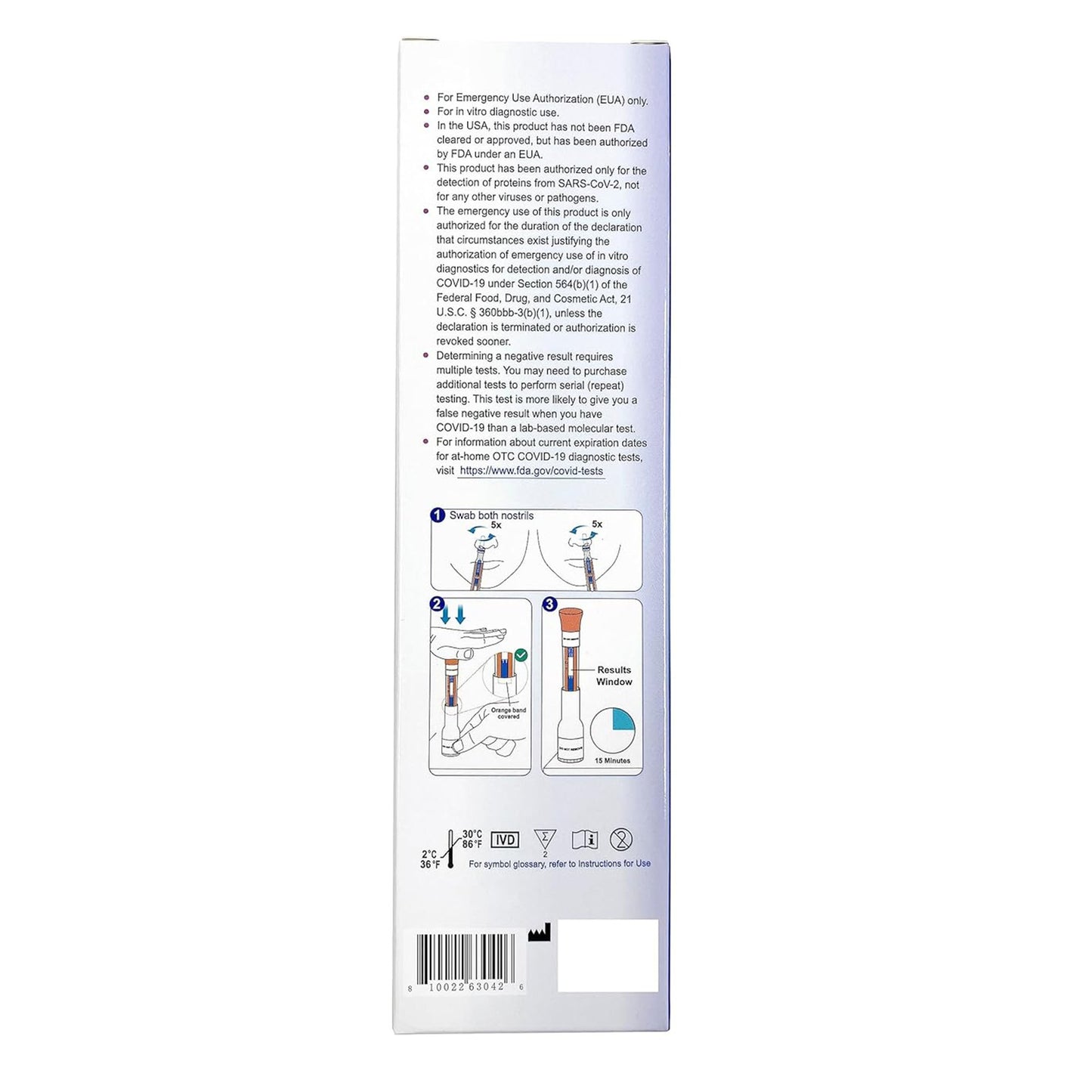 Respiratory Test Kit FaStep® COVID-19 Antigen Pen Test 1 Test per Kit (144 Kits per Case) USCO5FS-1