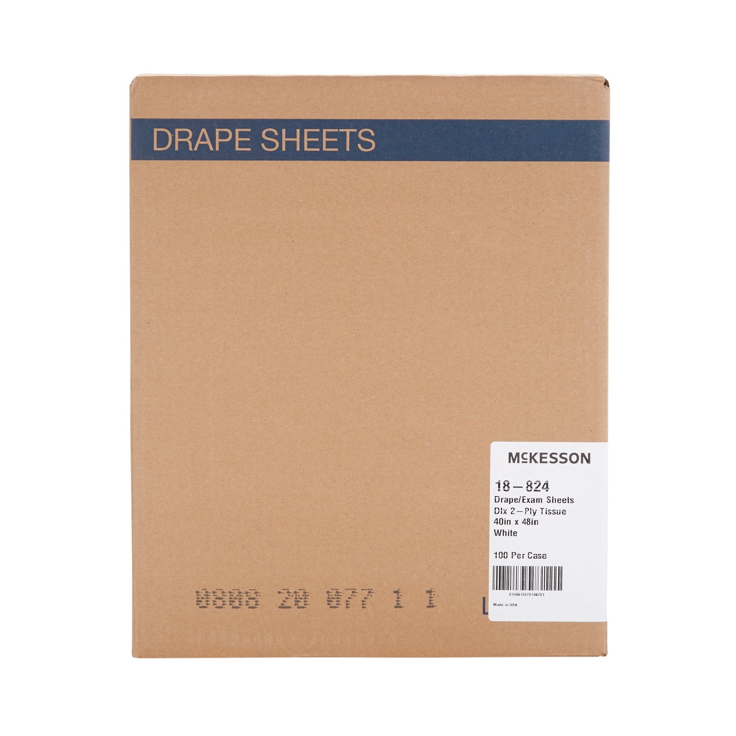 McKesson Nonsterile Physical Exam Drape, 40 x 48 Inch 18-824