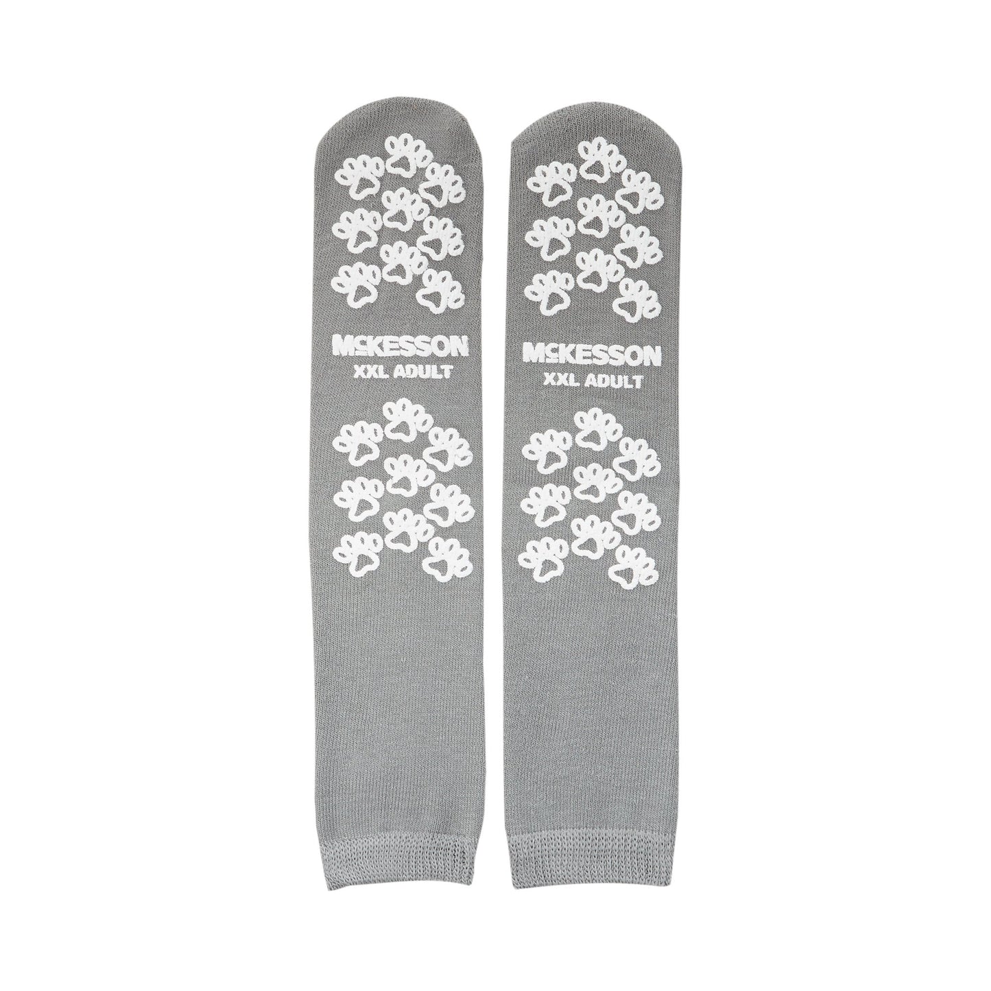 McKesson Brand McKesson Terries Adult Slipper Socks, 2X-Large, Gray 40-3800-001, Case of 48
