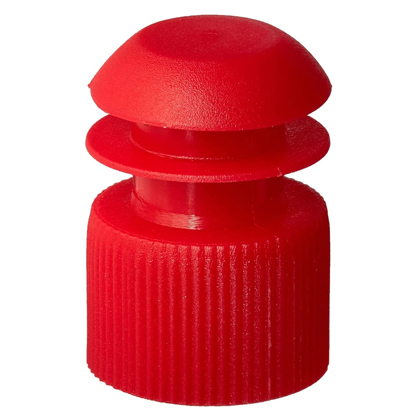 McKesson Tube Closure Polyethylene Flanged Plug Cap Red 13 mm For Use with 13 mm Blood Drawing Tubes, Glass Test Tubes, Plastic Culture Tubes NonSteri