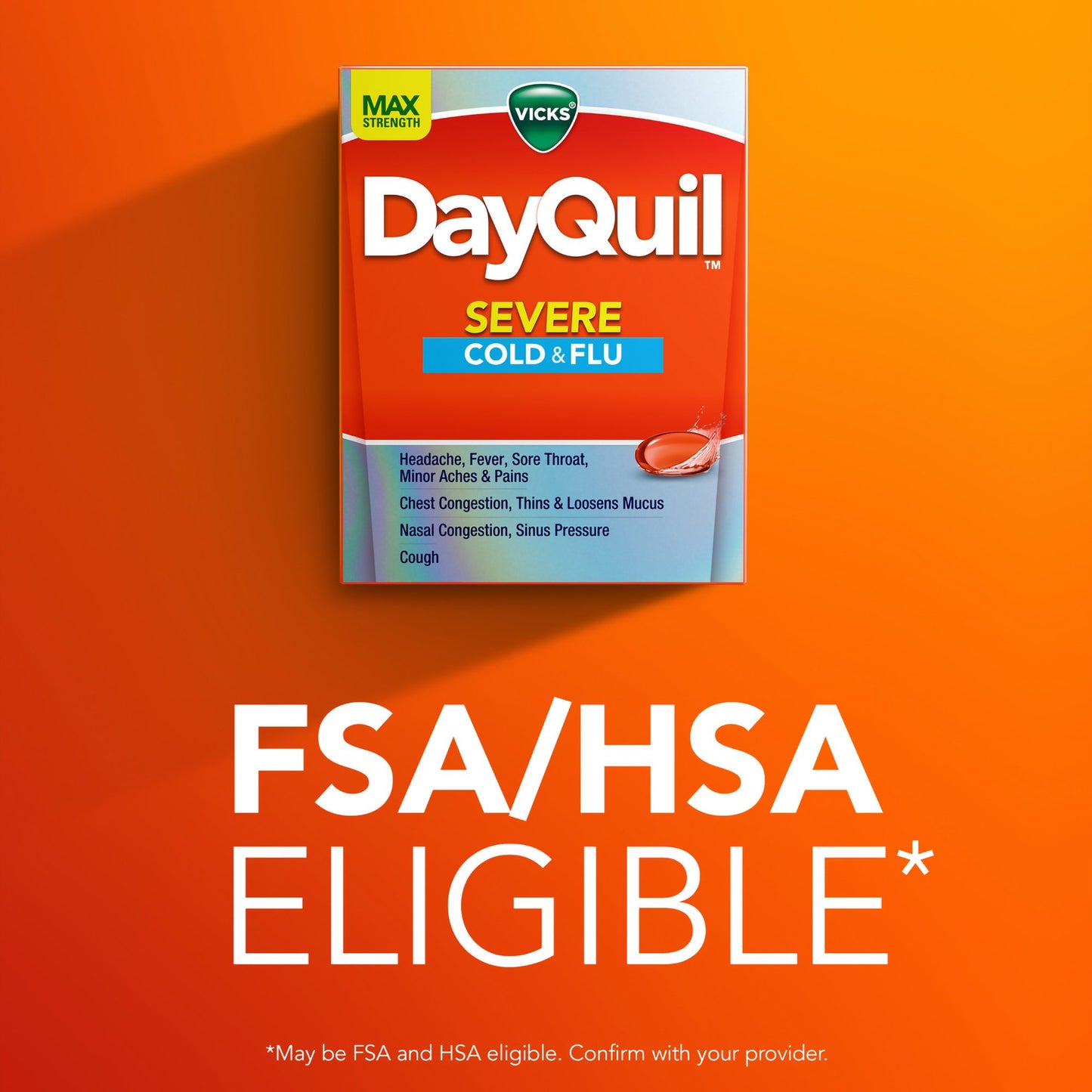 Vicks DayQuil Severe Cold & Flu LiquiCaps 37000051724