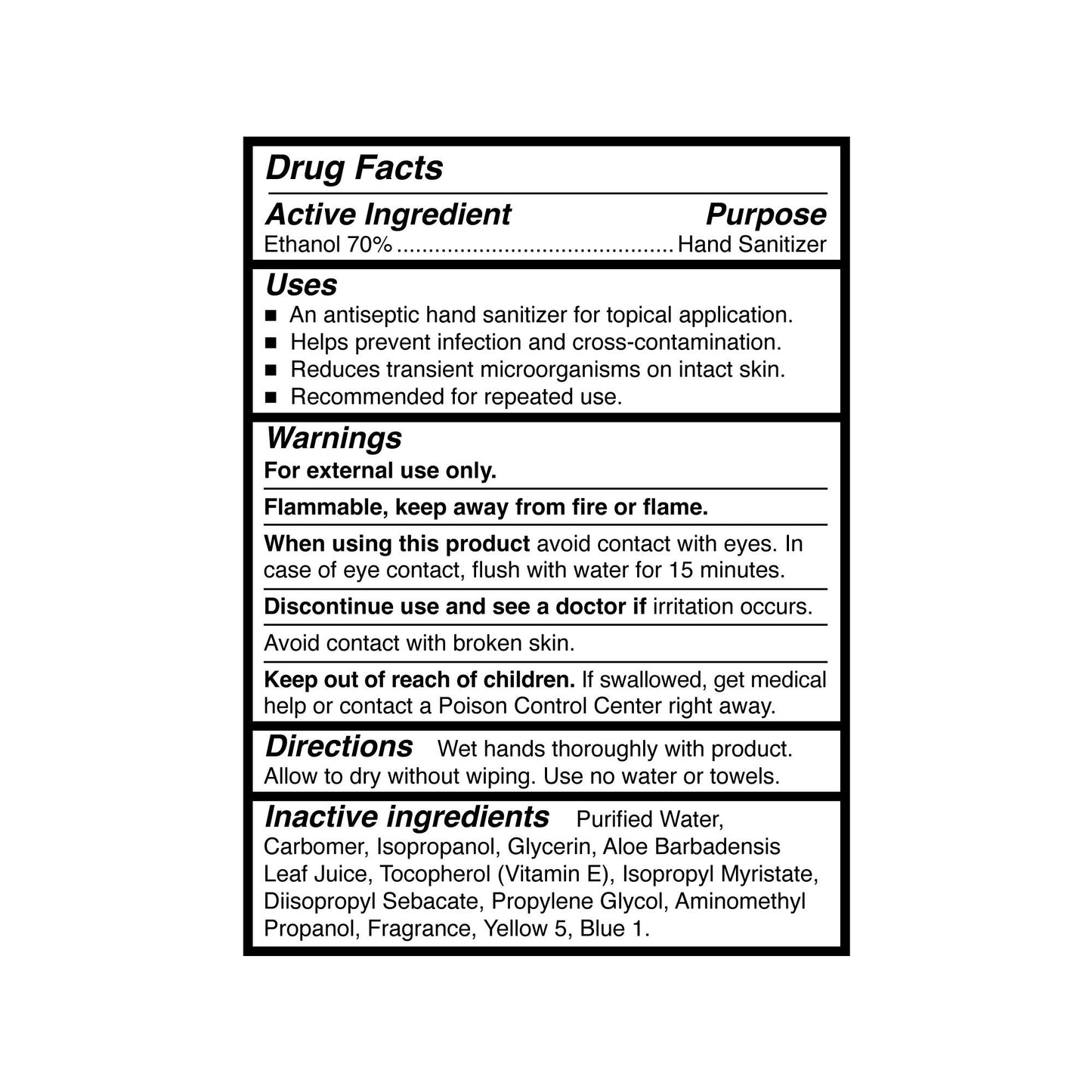 McKesson Premium Hand Sanitizer With Aloe, Ethyl Alcohol Gel, 4 oz Bottle 53-27032-4