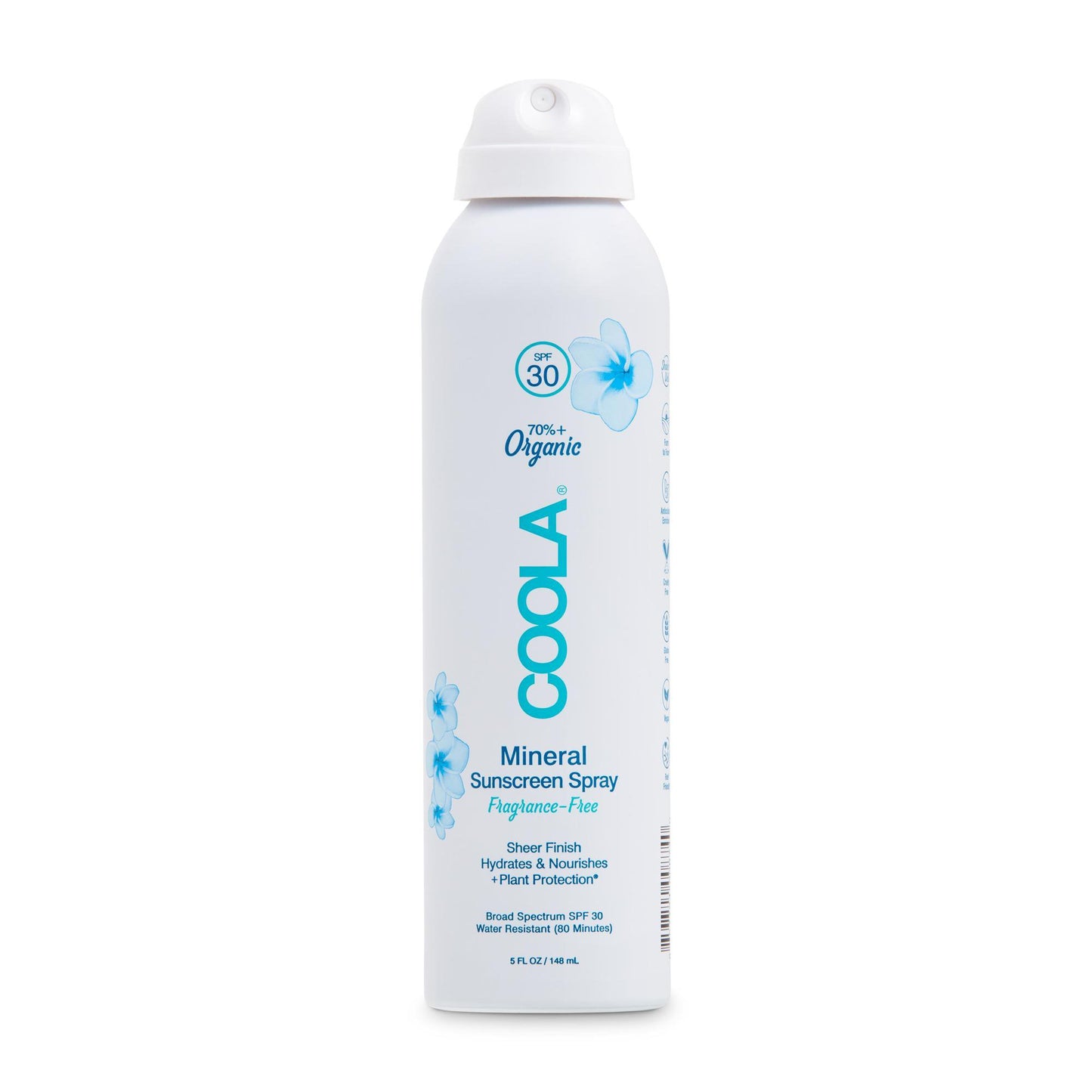 Sunscreen COOLA® Mineral Body SPF 30 Liquid 5 oz. Aerosol Can CL10293