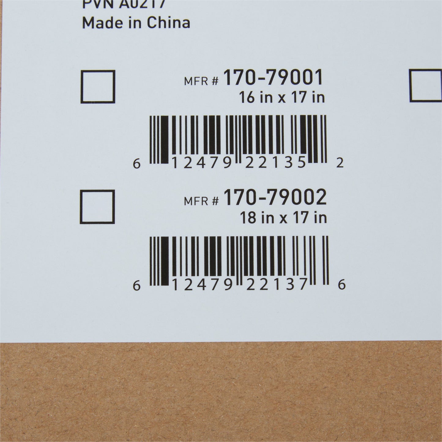 McKesson Back Support Cushion, 18 x 17 Inch, Black 170-79002