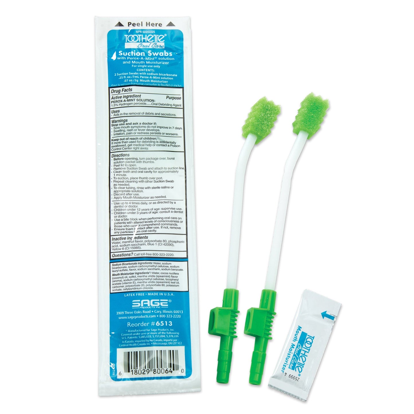 Suction Swab Kit Toothette® NonSterile - 6513