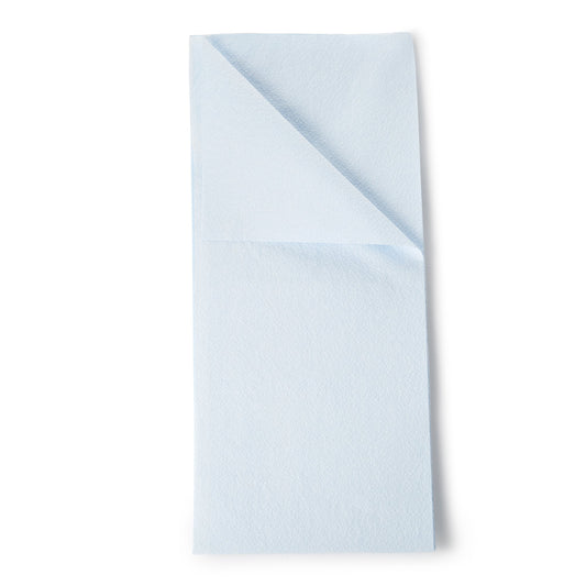 Tidi® Everyday Blue Flat Stretcher Sheet, 40 x 90 Inch 980929