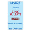 Major® 220-mg Zinc Sulfate Capsules 20555004000