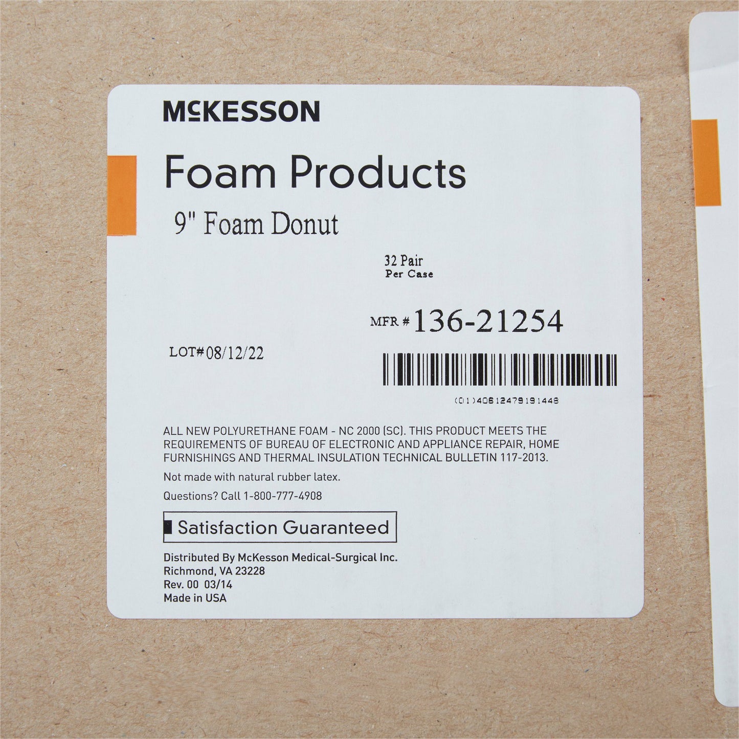 McKesson Doughnut Cushion 136-21254