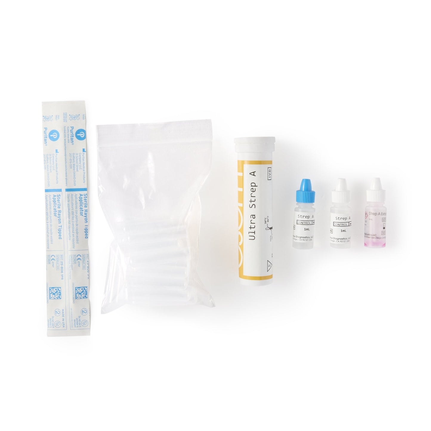Respiratory Test Kit OSOM® Ultra Strep A Test 25 Tests CLIA Waived - 147