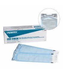 Sterilization Pouch Duo-Check® Ethylene Oxide (EO) Gas / Steam 2-3/4 X 9 Inch Self Seal Paper - SCX