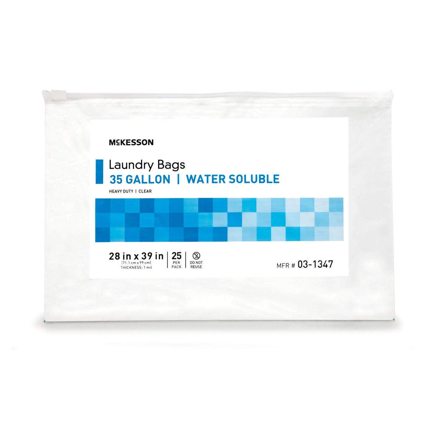McKesson Water Soluble Laundry Bag, 30 – 35 gallon capacity 03-1347