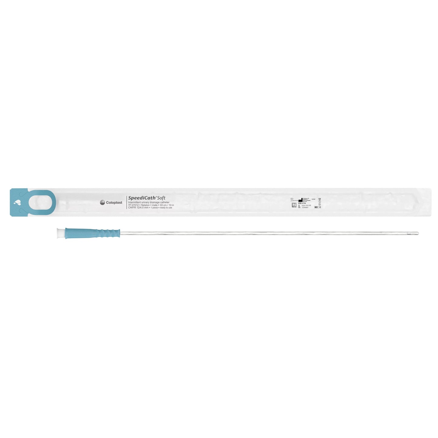 Urethral Catheter SpeediCath® Soft Straight Tip Hydrophilic Coated Plastic 14 Fr. 13 Inch - 27014